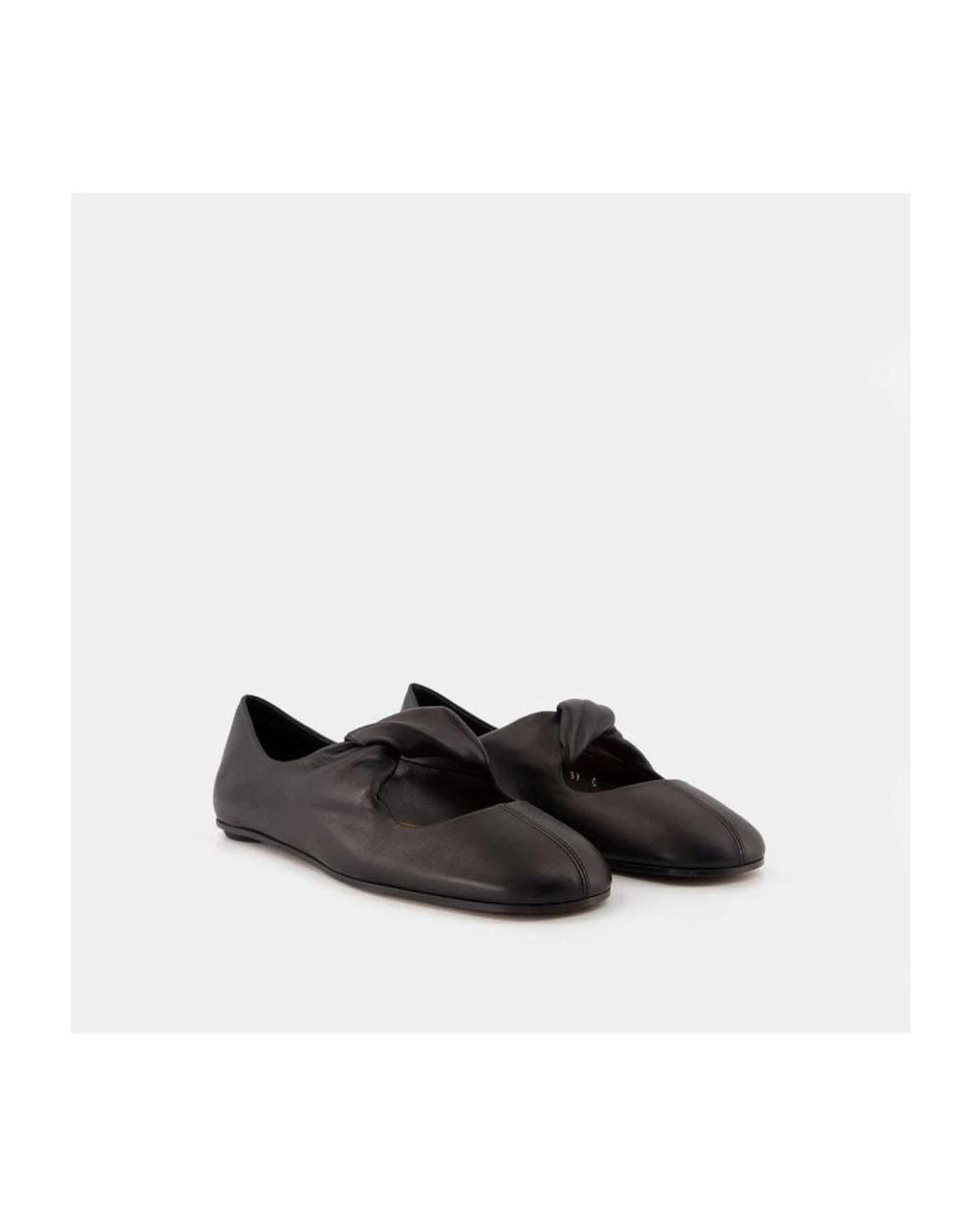 McQueen White Ballerina Shoes