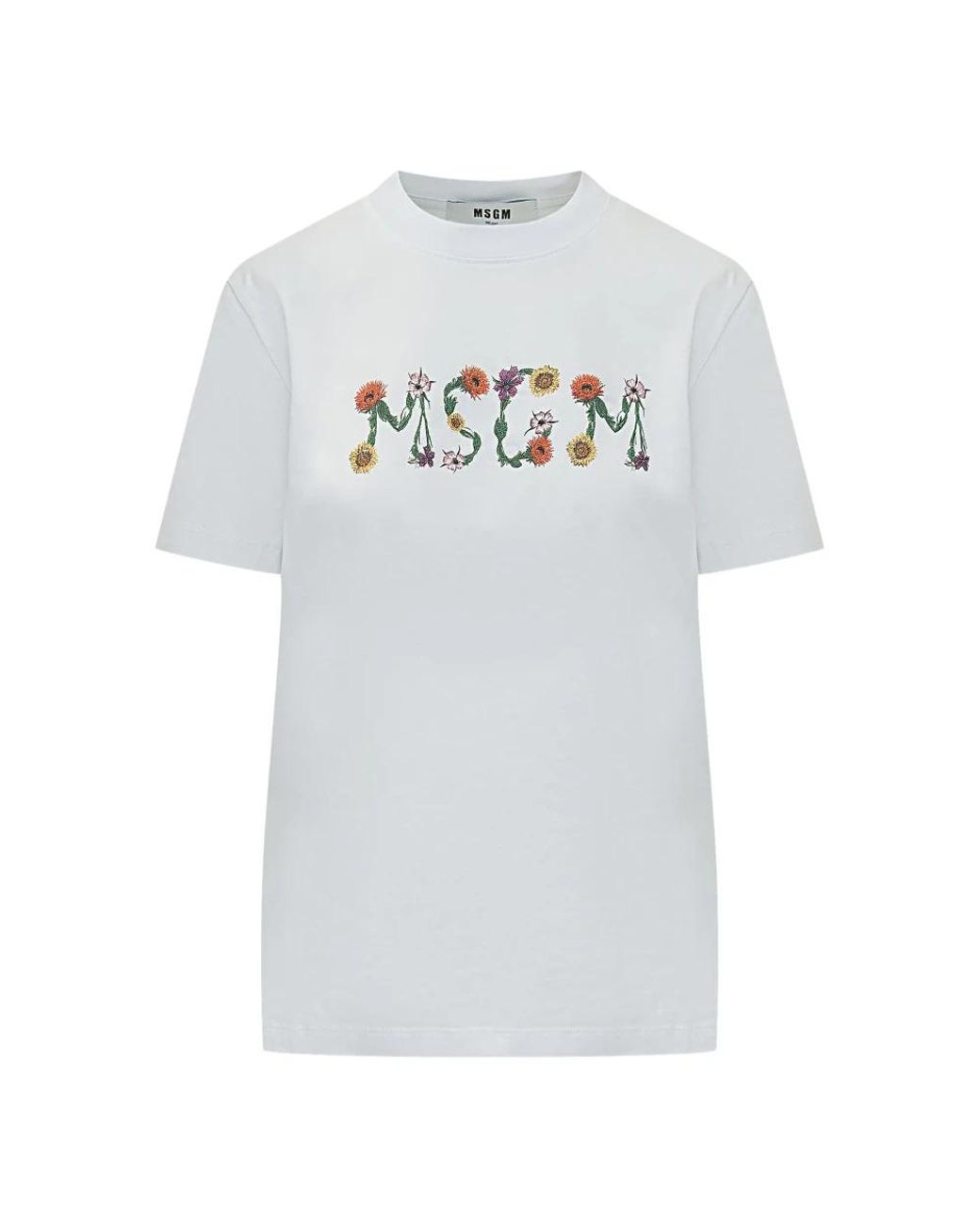 MSGM White T-Shirts