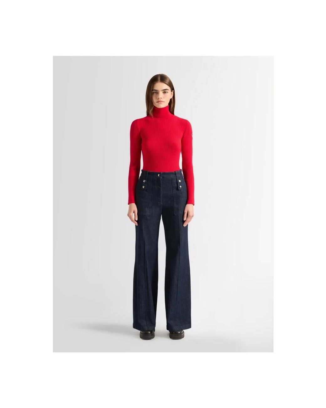 Fusalp Red Ancelle Pullover