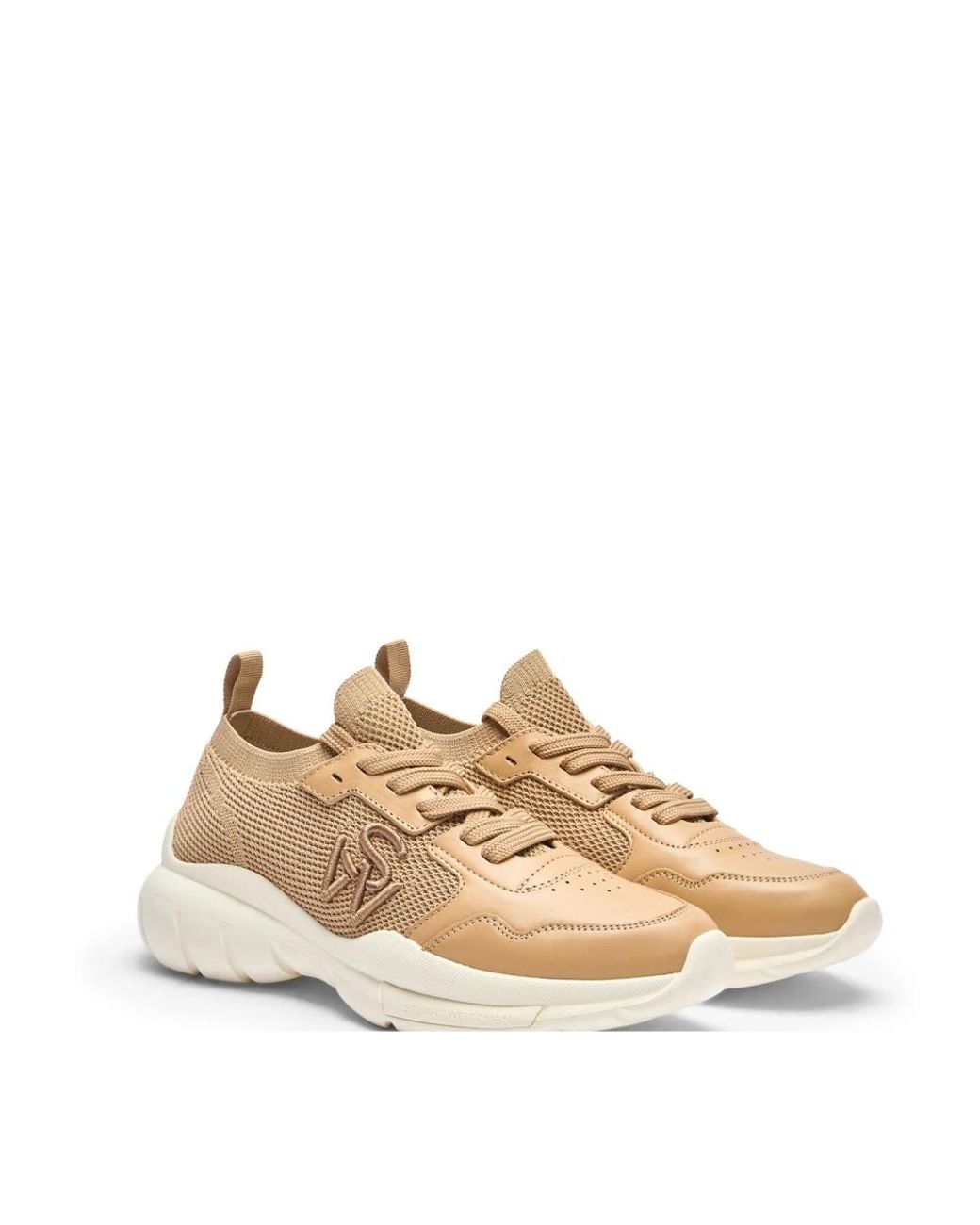 Stuart Weitzman Natural Sneakers