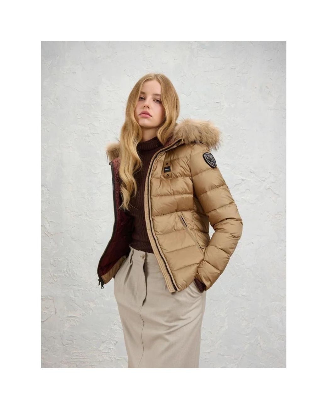 Winter Jackets di Blauer in Brown