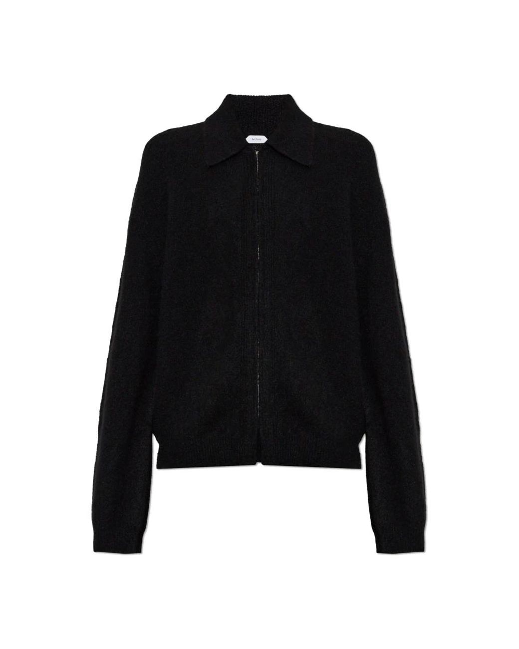 Post Archive Faction PAF Cardigan Met Kraag in het Black voor heren