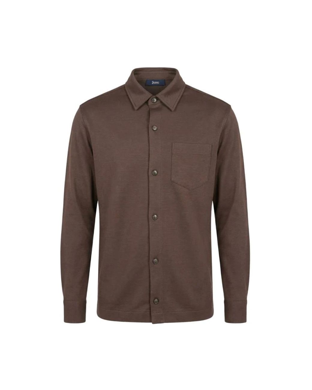 Herno Brown Casual Shirts for men