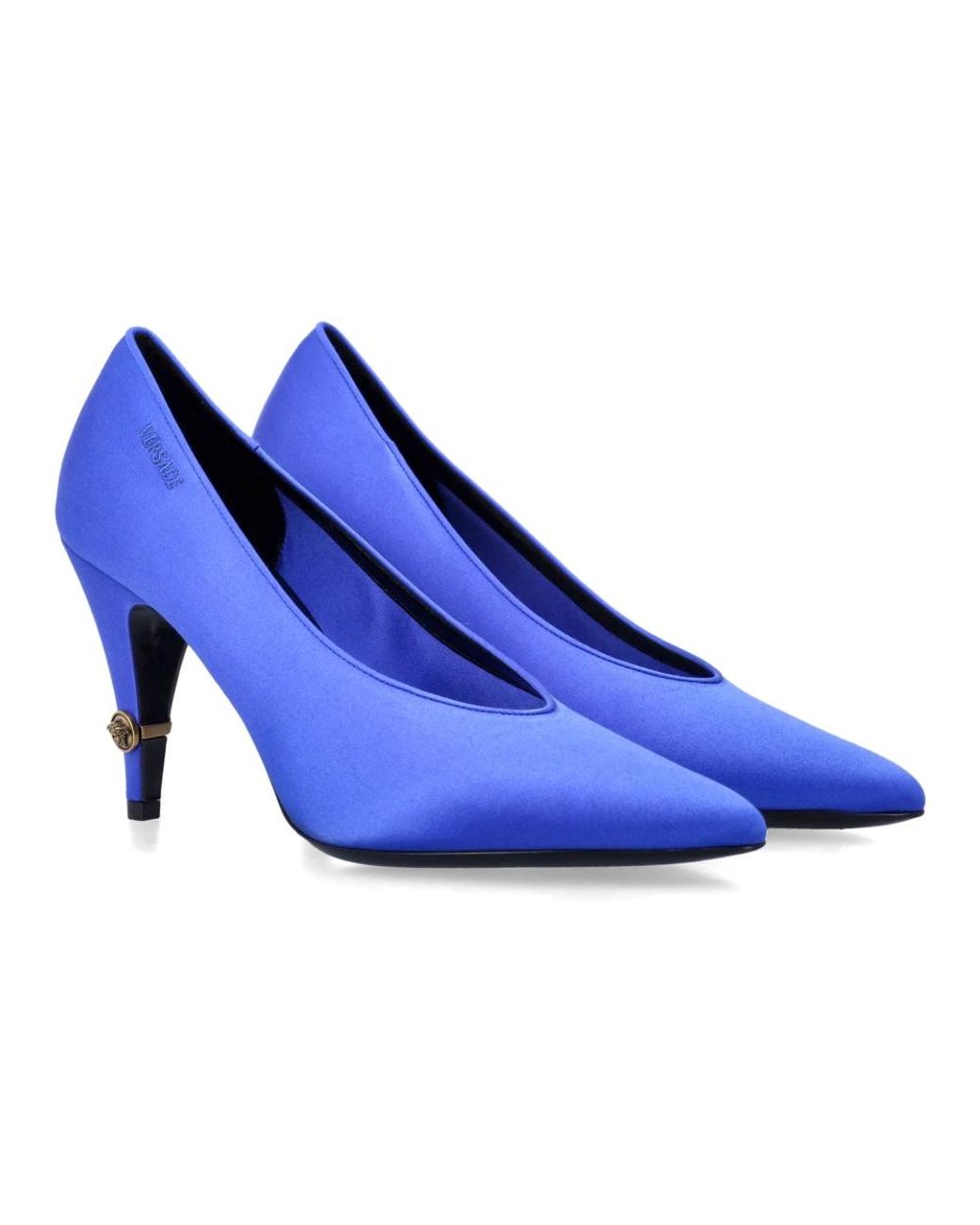 Versace Blue Pumps