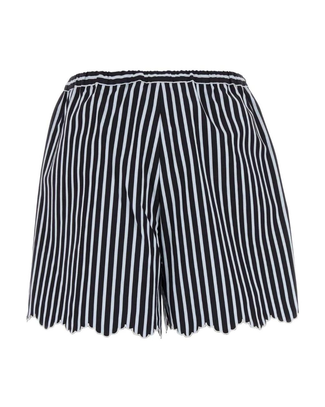 Patou Blue Short Shorts