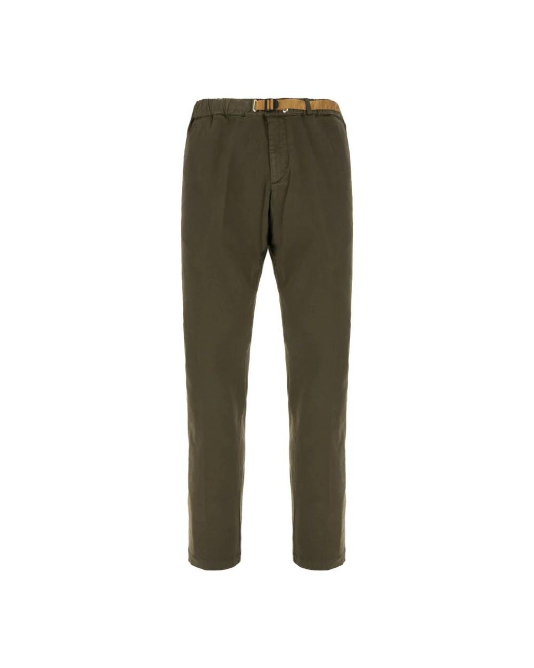 White Sand Green Chinos for men
