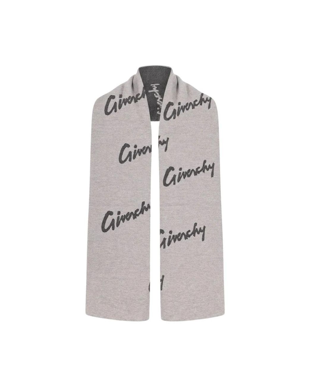 Givenchy Gray Woll-Kaschmir-Schal