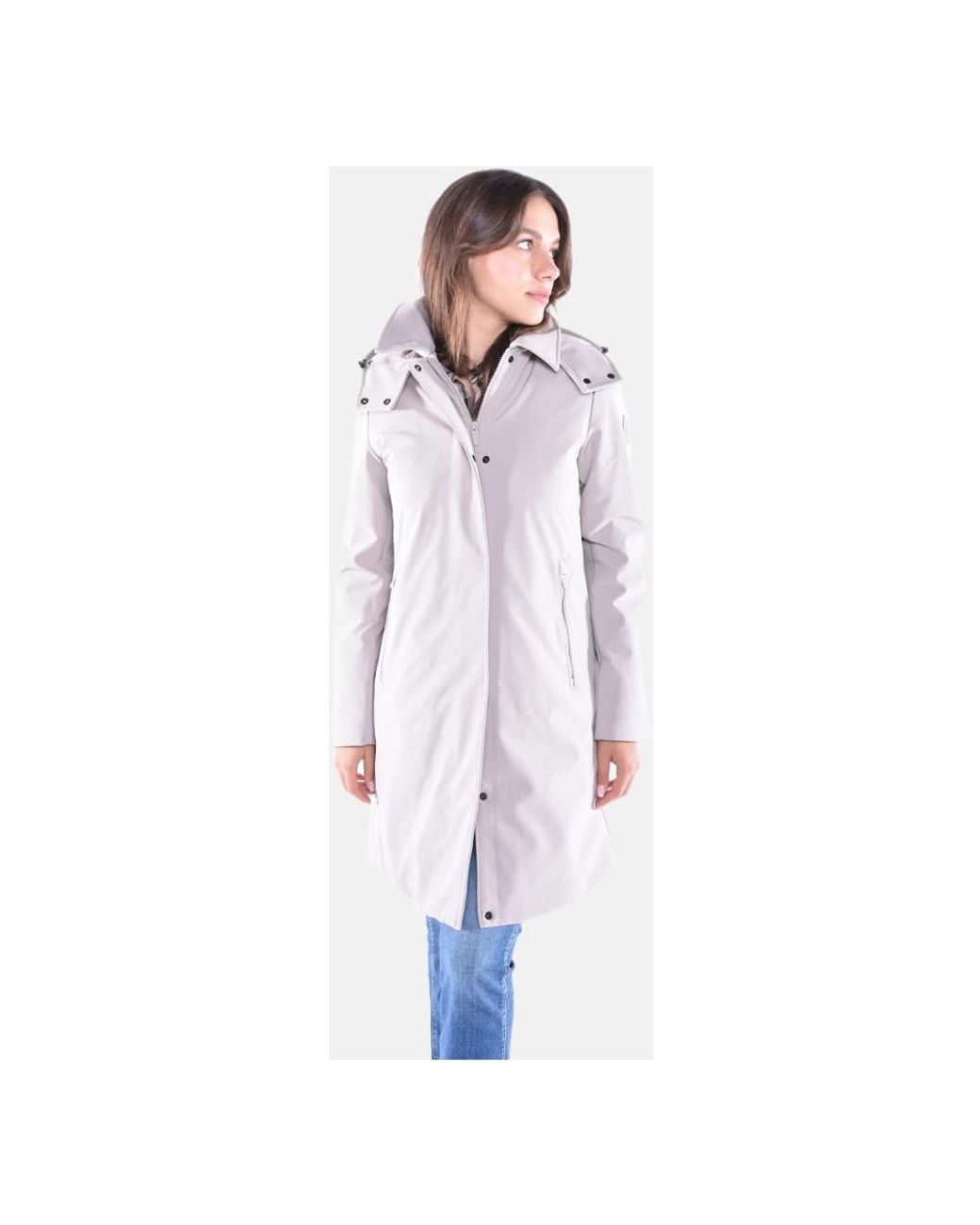 Woolrich Purple Parkas