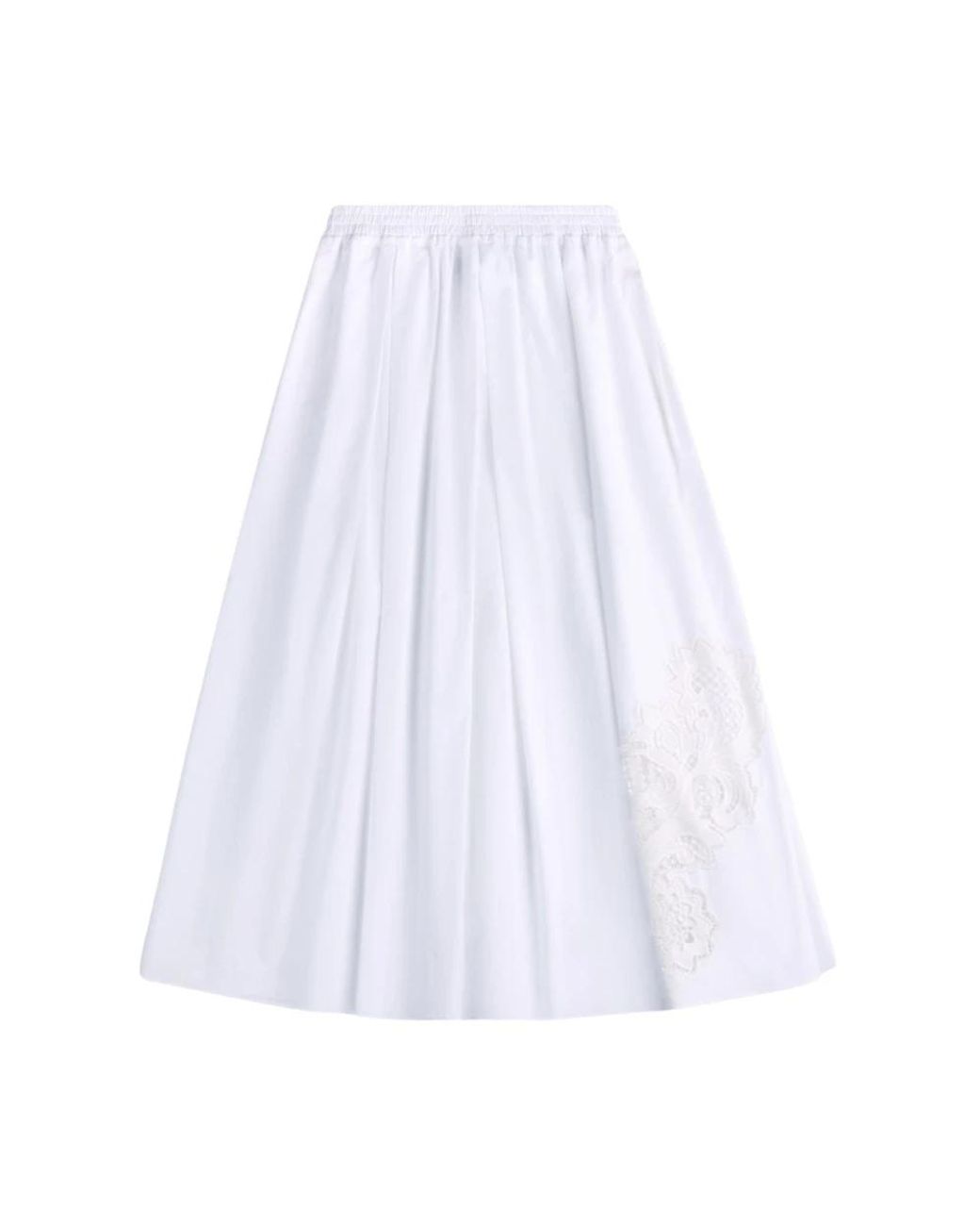 Fay White Midi Skirts