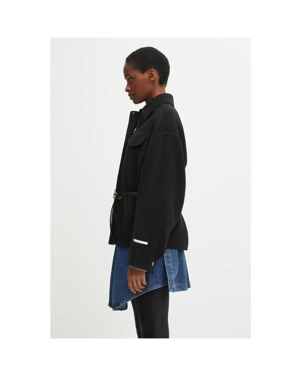 Light Jackets Sportmax de color Black