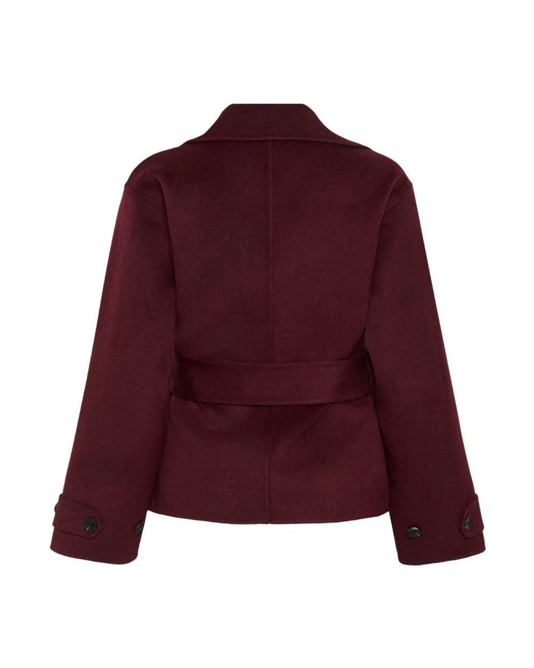 Inwear Purple Belted Coats