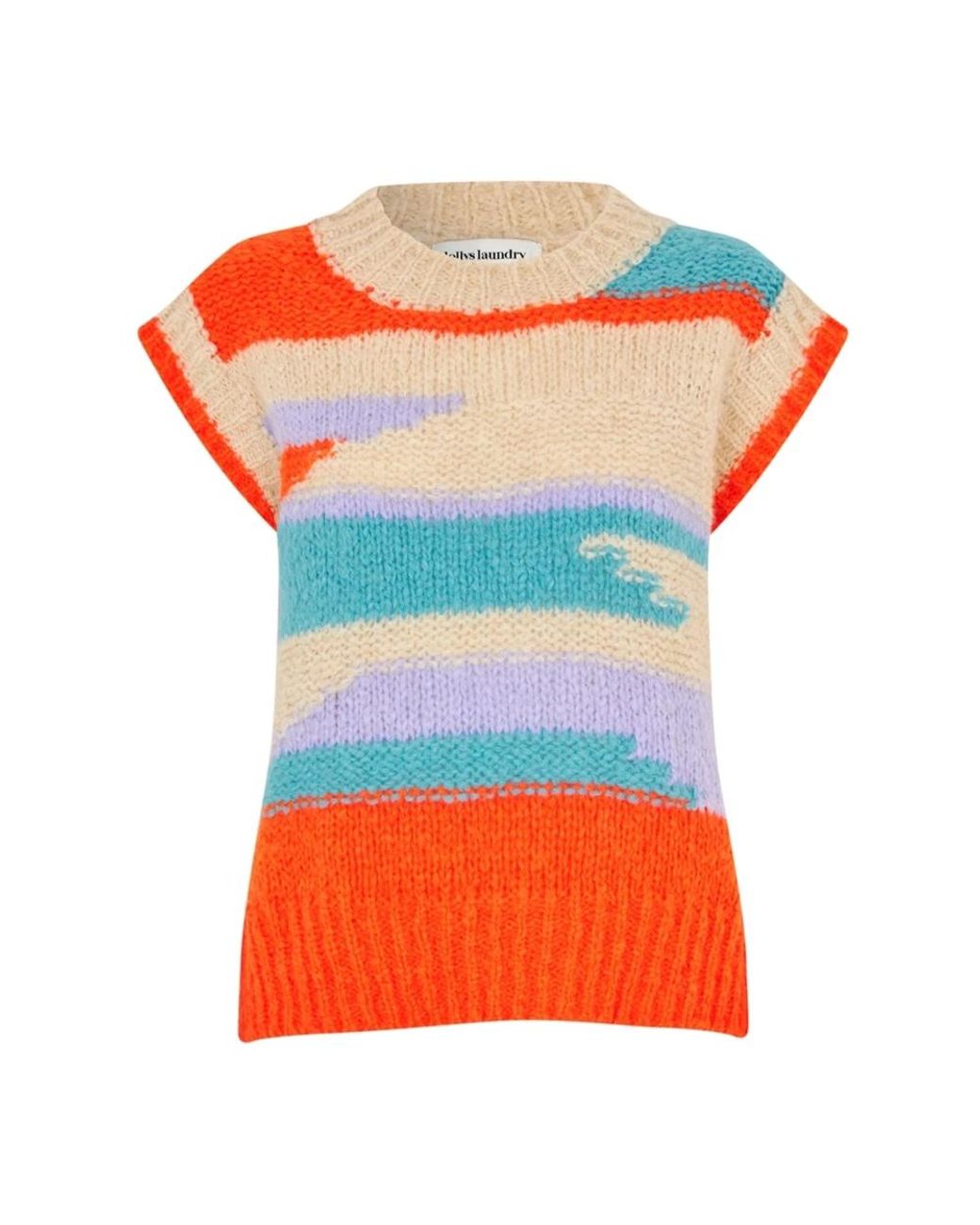 Lolly's Laundry Orange Round-Neck Knitwear