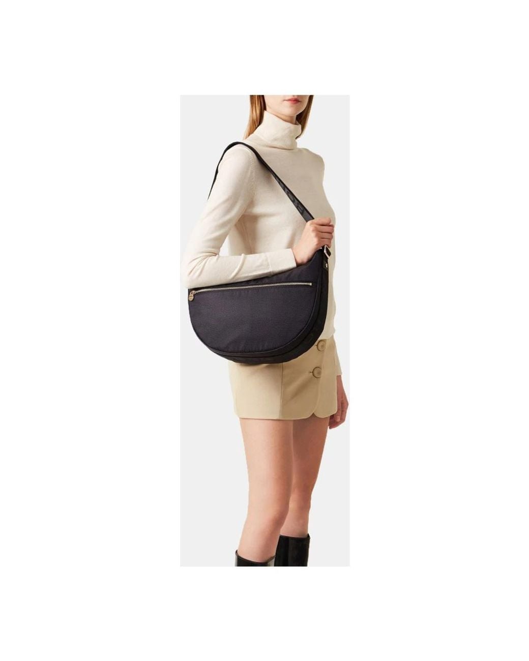 Shoulder Bags Borbonese de color Black