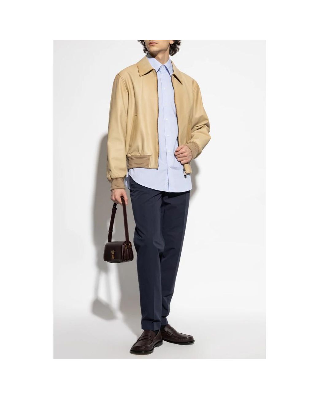 Emporio Armani Blue Formal Shirts for men