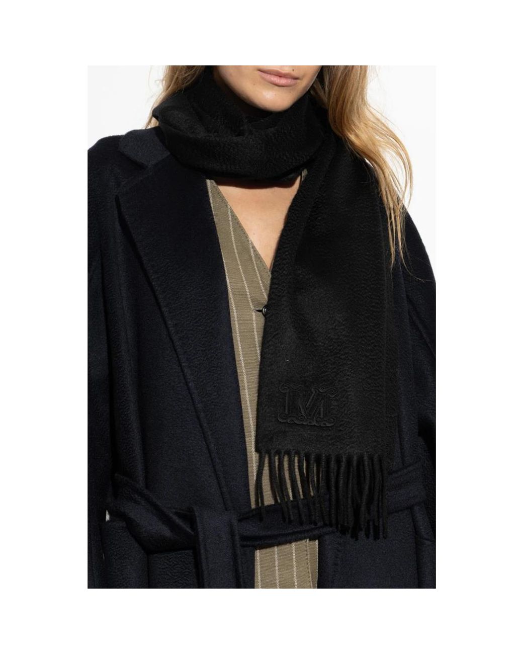 Max Mara Black Wsdalia Schal