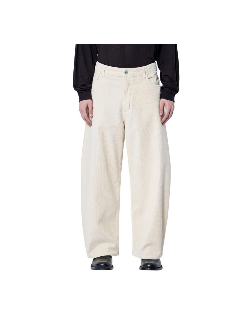 Wide Trousers Studio Nicholson de hombre de color White