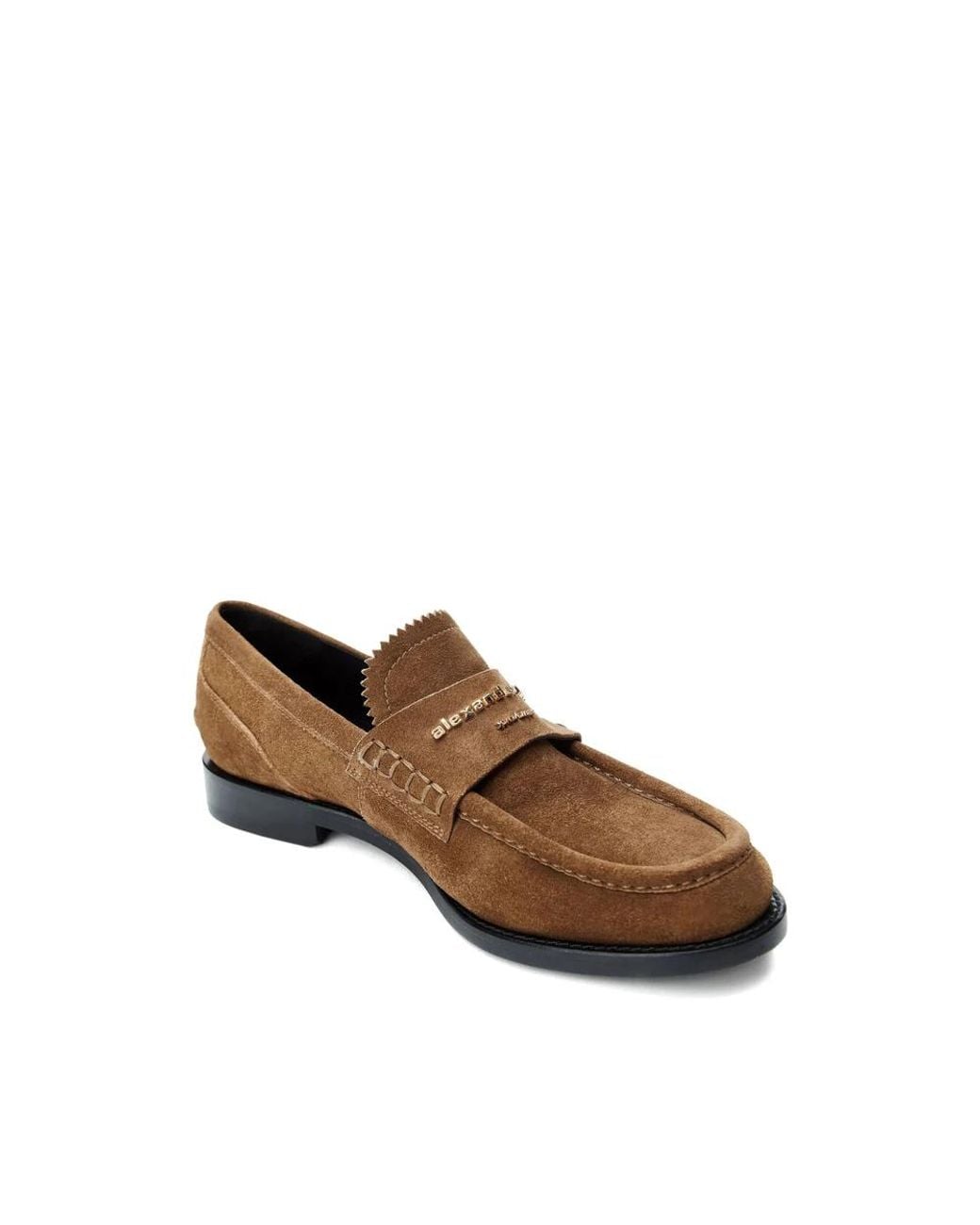 Alexander Wang Brown Leather Loafers