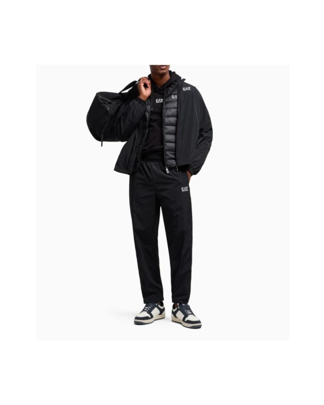 Down Jackets EA7 pour homme en coloris Black