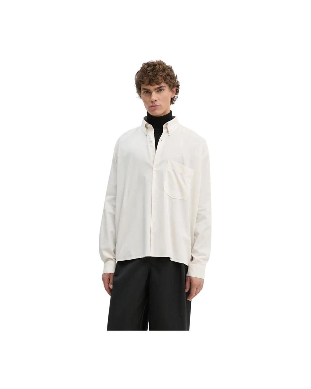 Won Hundred Pocket Button Shirt in het White voor heren