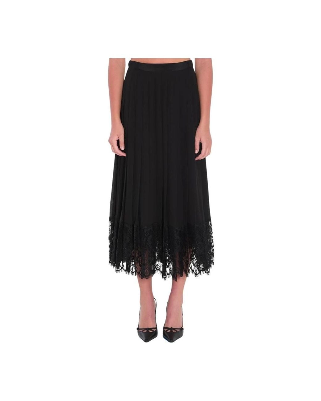 Dolce & Gabbana Black Midi Skirts