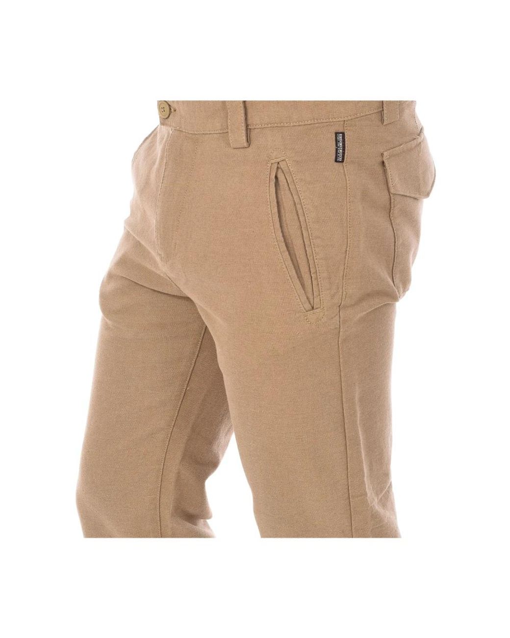 Napapijri Natural Slim-Fit Trousers for men