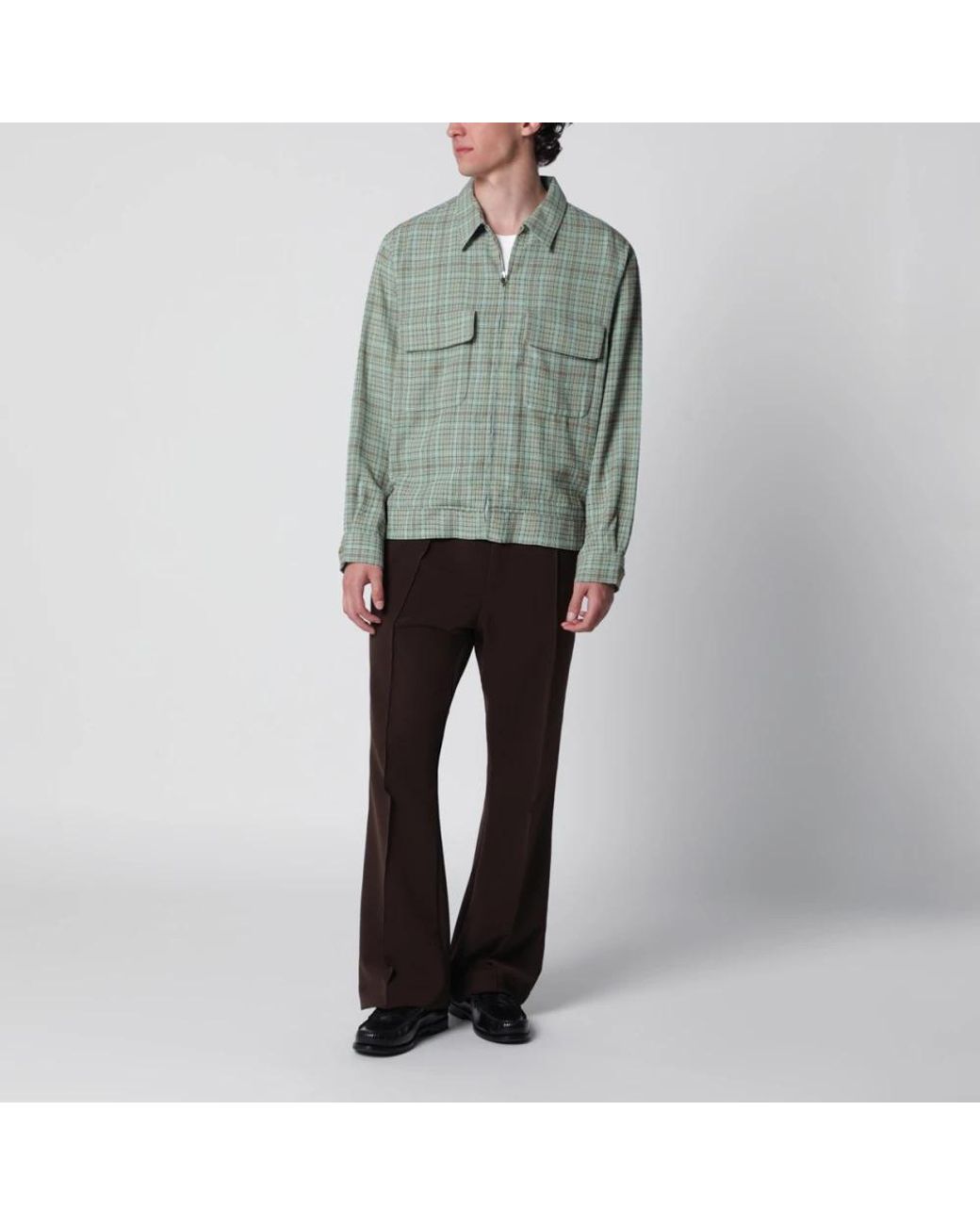 Light Jackets Needles de hombre de color Gray