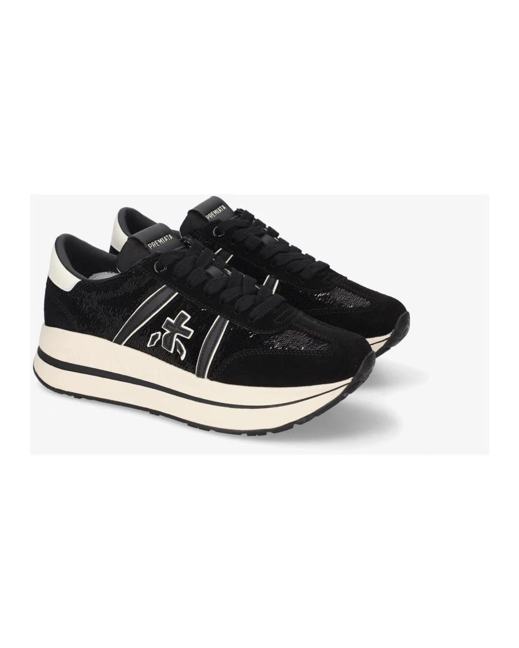 Premiata Black Sneakers