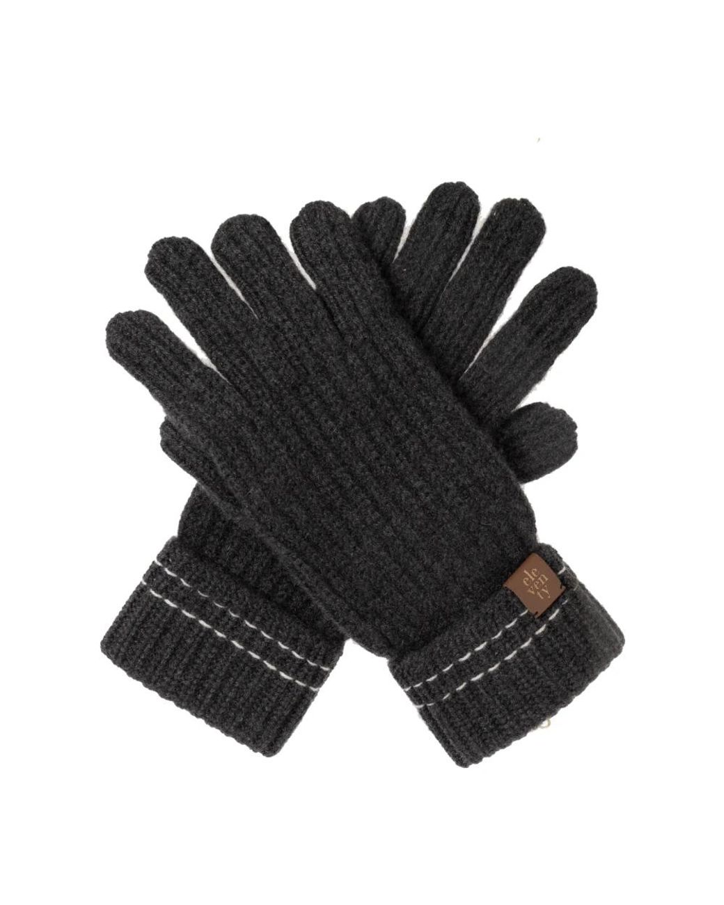 Eleventy Cashmere Gloves in het Black voor heren