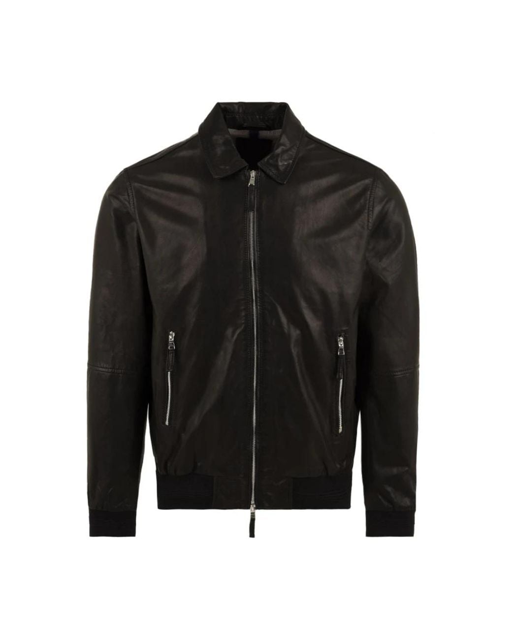 The Jack Leathers Black Leather Jackets for men