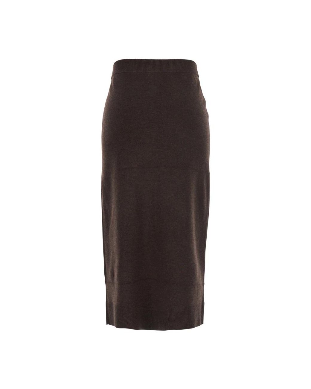 Victoria Beckham Brown Midi Skirts