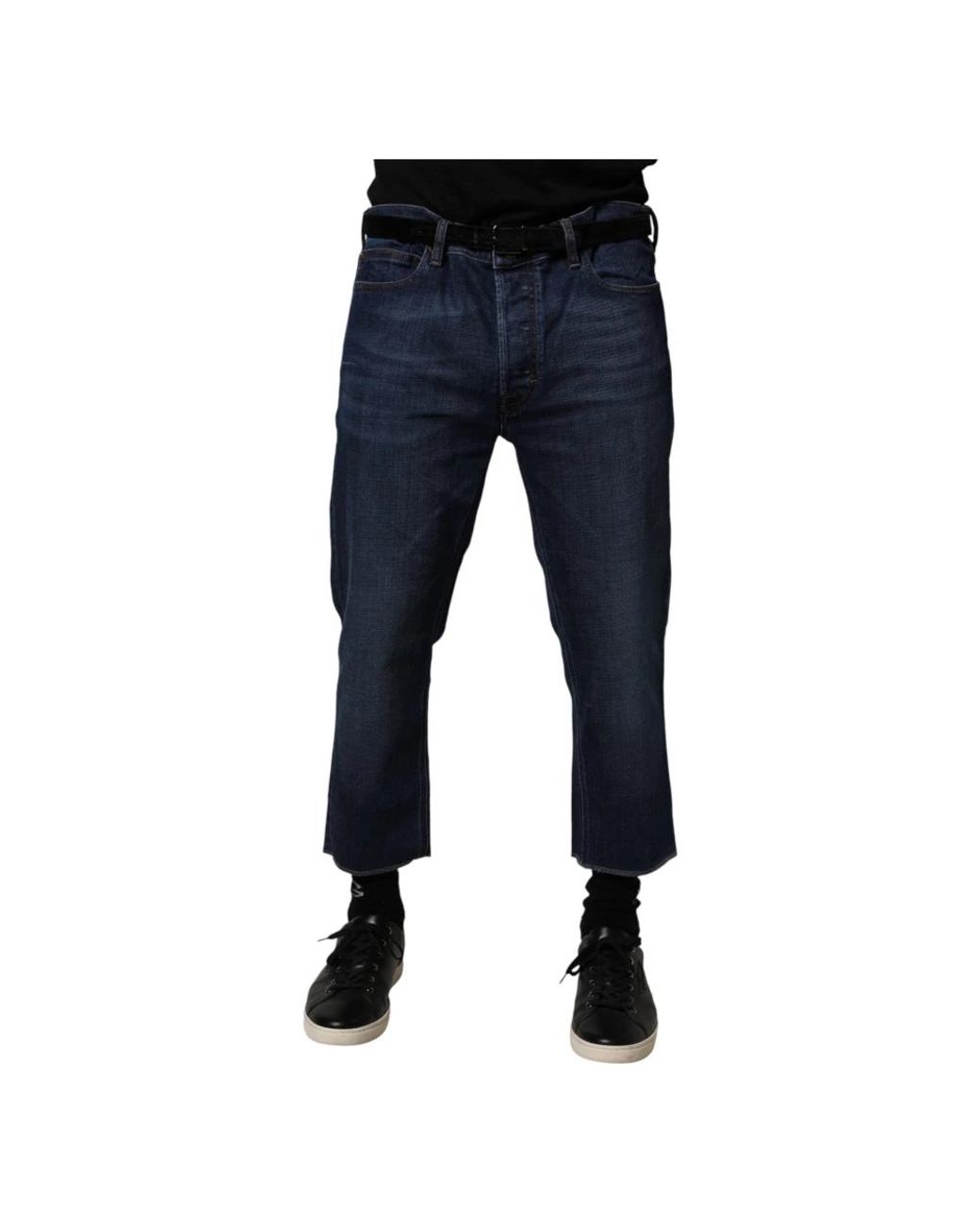 Vivienne Westwood Blue Cropped Jeans for men