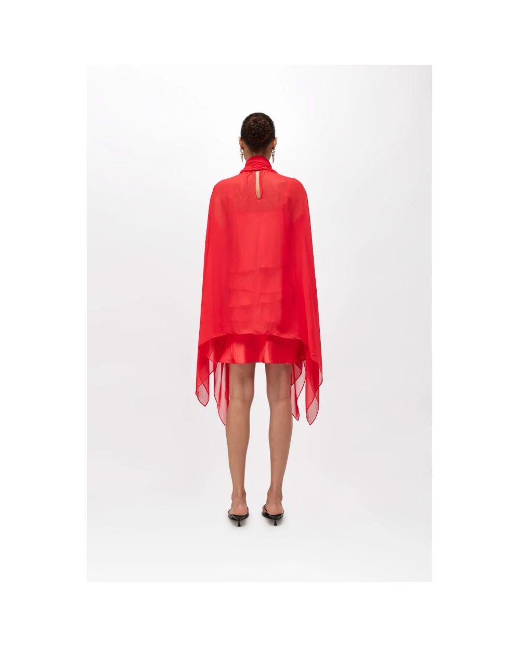 Blugirl Blumarine Red Short Dresses