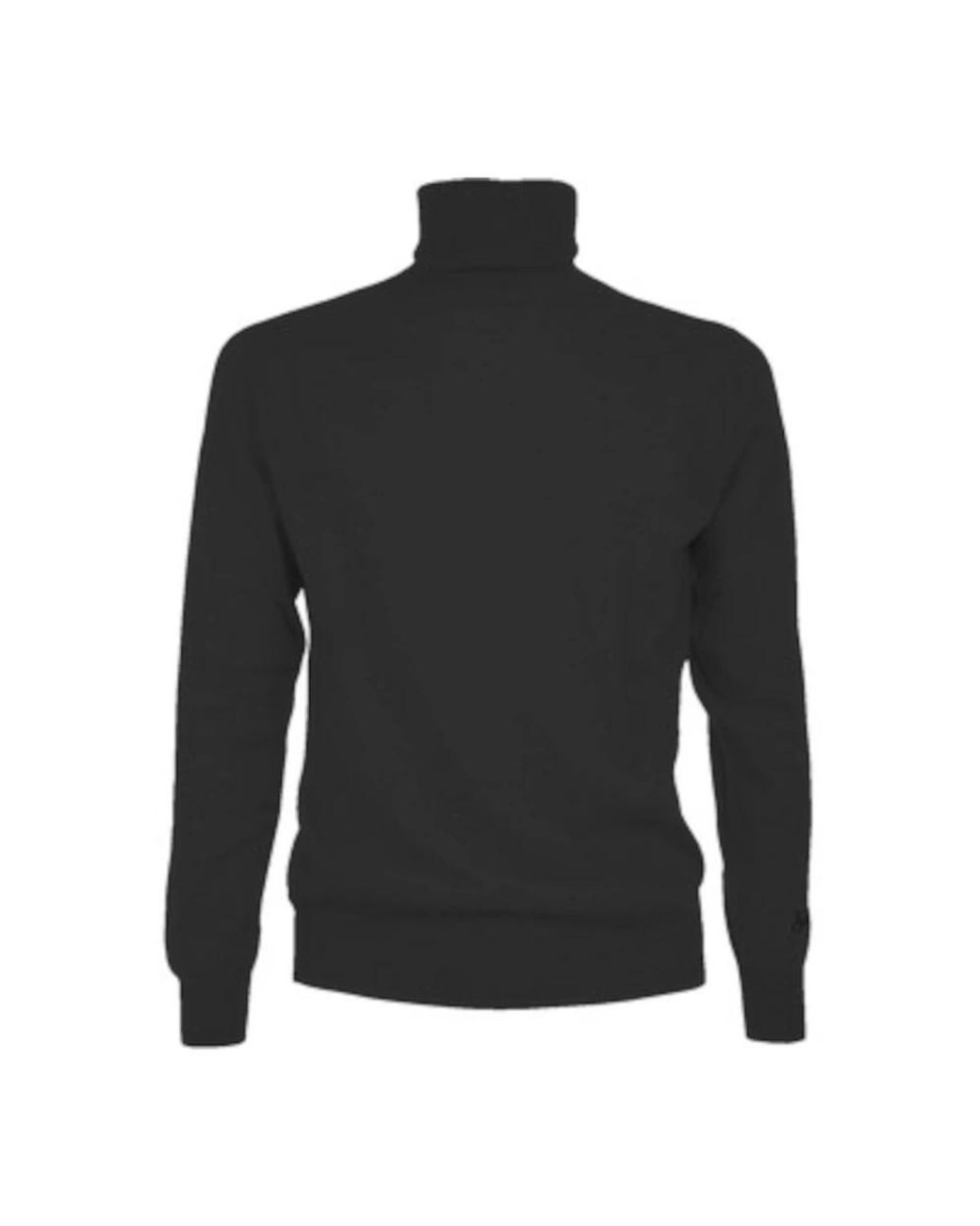 Mc2 Saint Barth Truien & Vesten ,Zwart ,Turtleneck Sweater in het Black voor heren