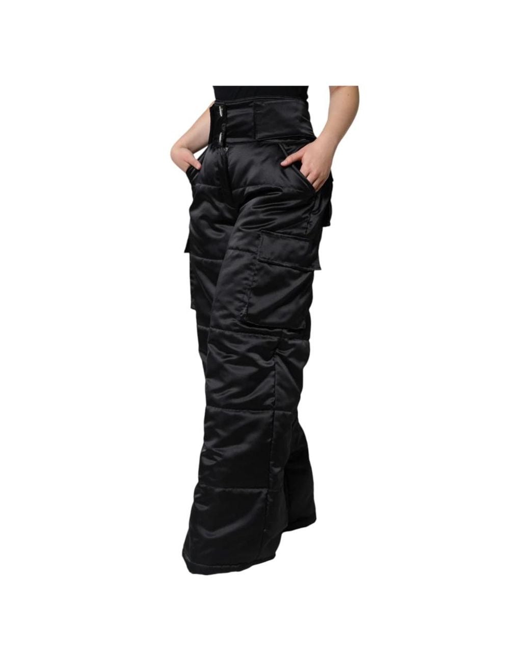 Dolce & Gabbana Black Wide Trousers