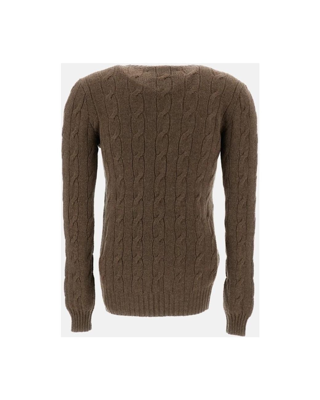 Ralph Lauren Brown Round-Neck Knitwear