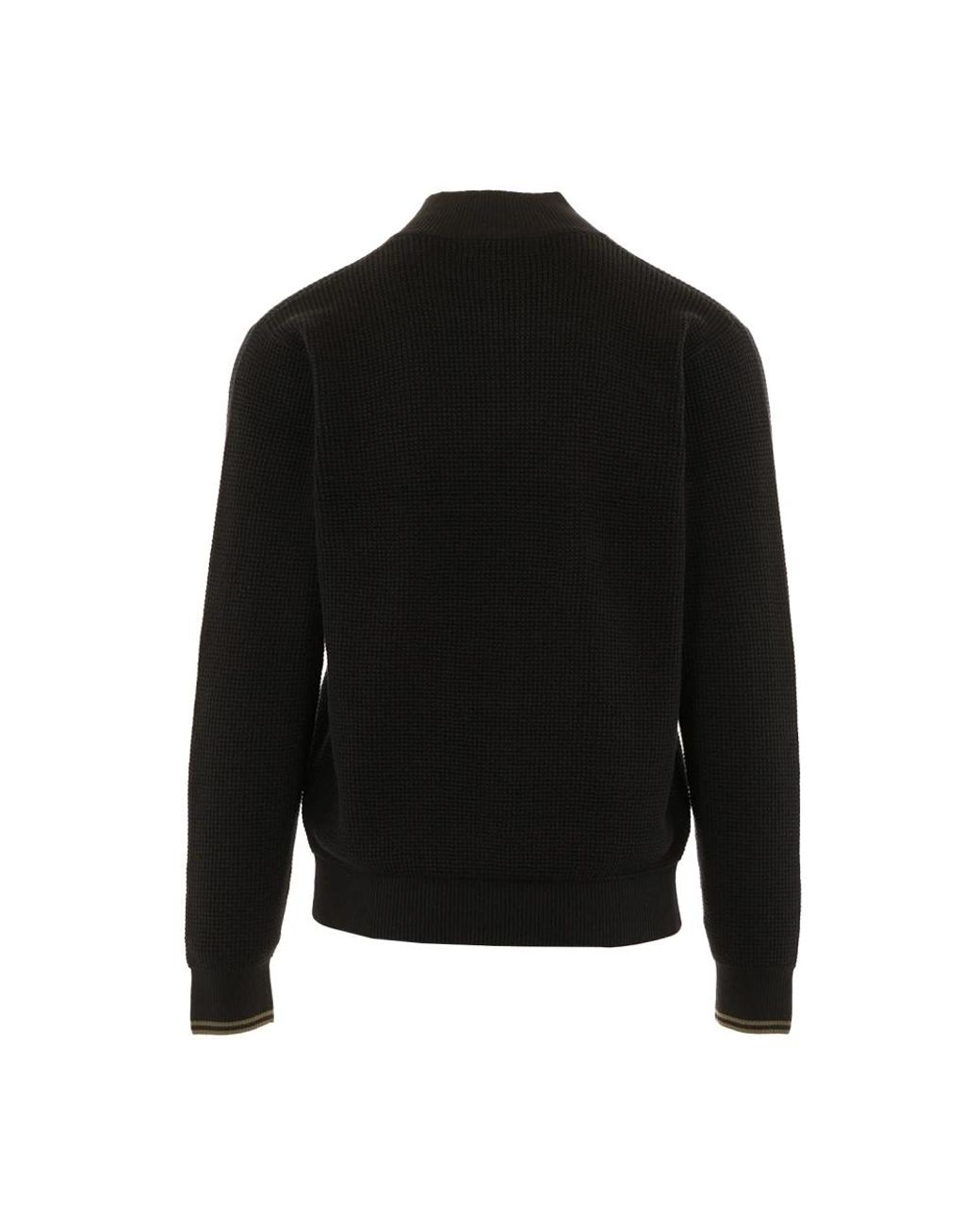 Fred Perry Black Zip-Throughs for men