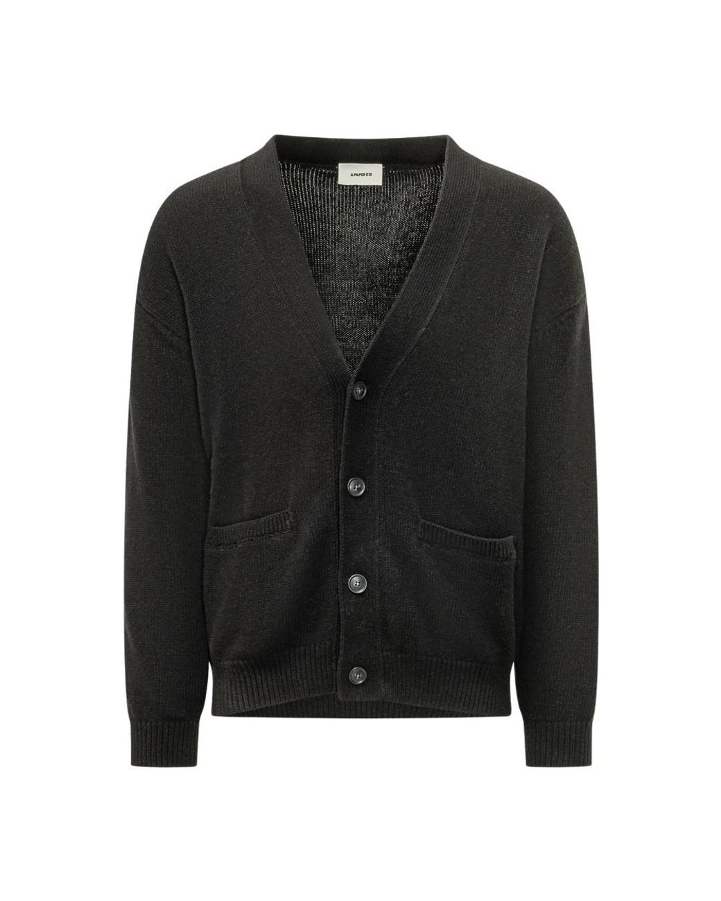 Cardigans A PAPER KID de hombre de color Black