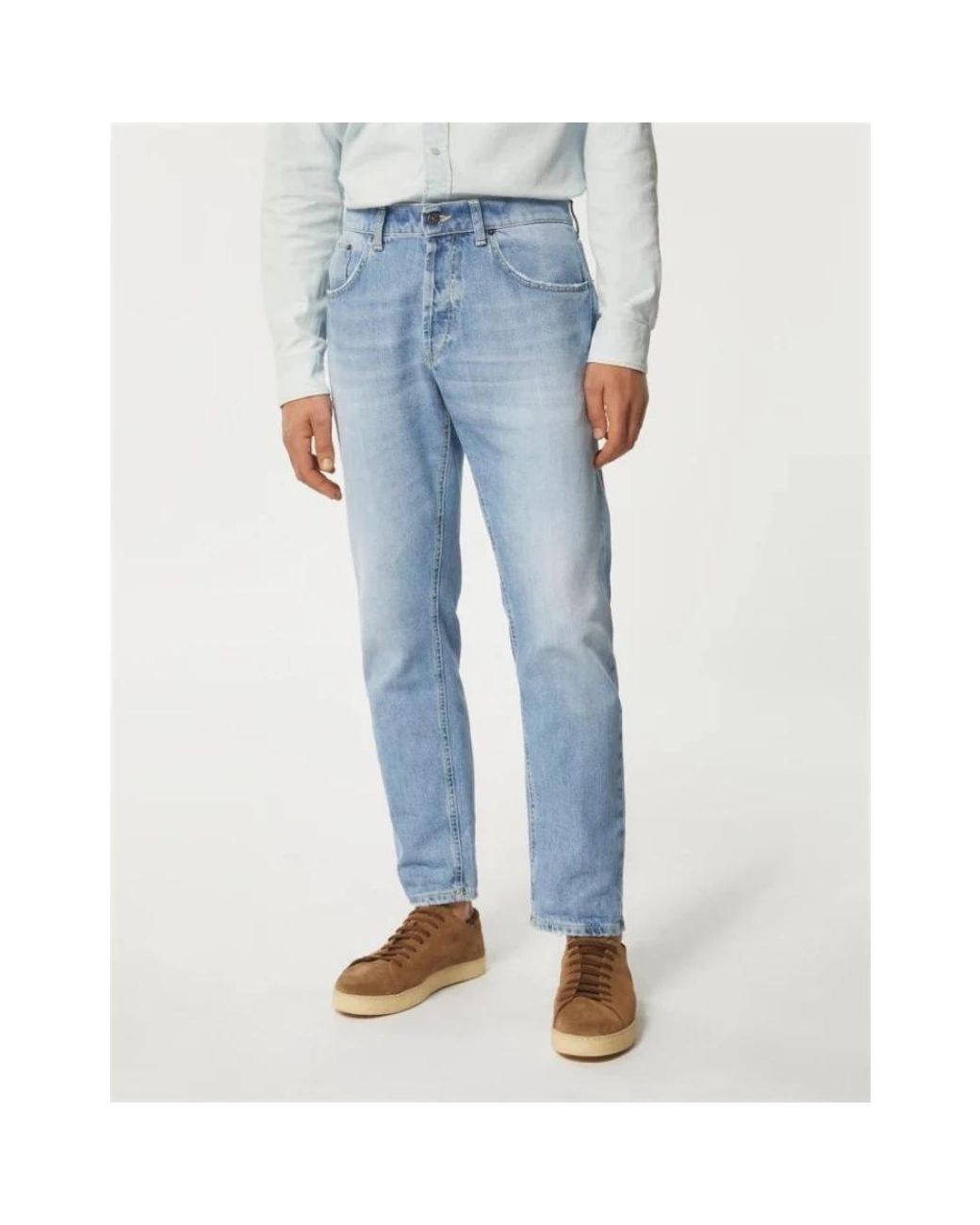 Dondup Blue Loose Fit Jeans for men