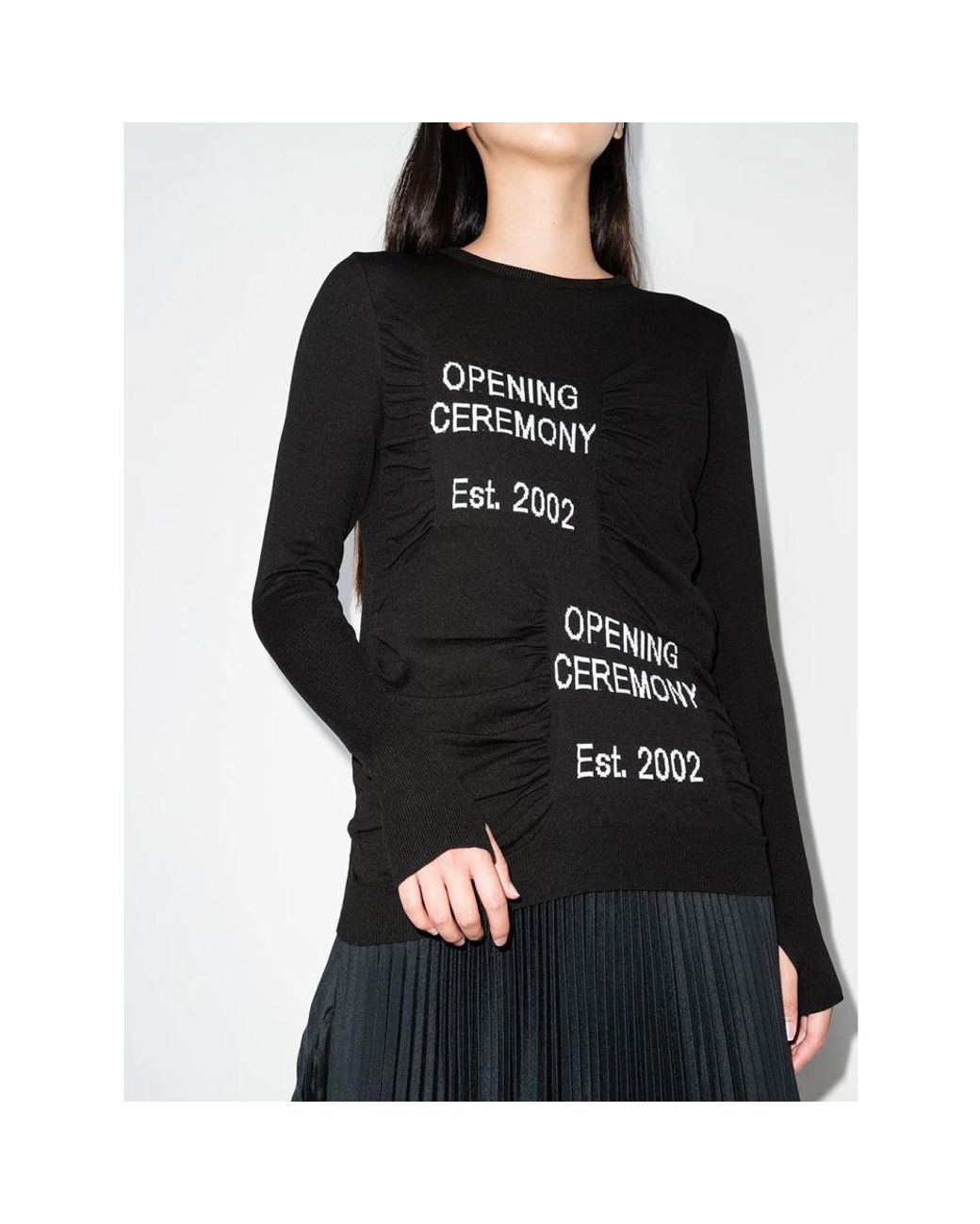 Opening Ceremony Black Long Sleeve Tops