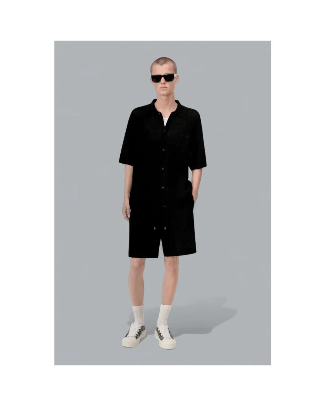 Amiri Black Casual Shorts for men