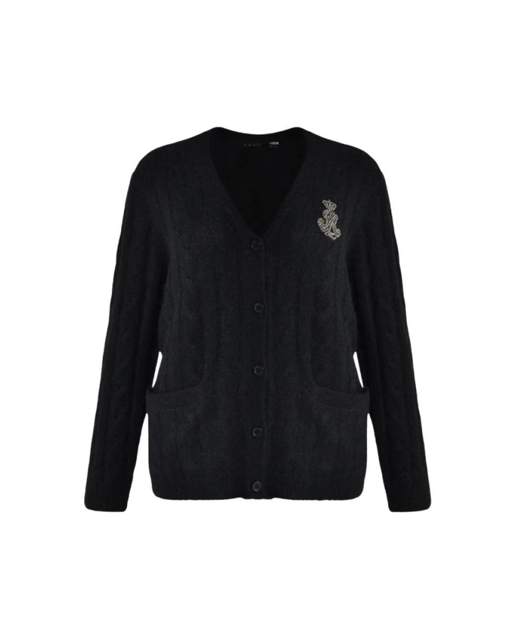 Cardigans Ralph Lauren de color Black