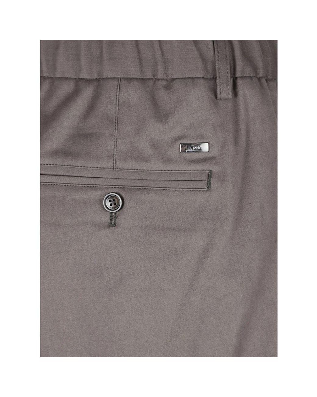 Chinos di Herno in Gray da Uomo