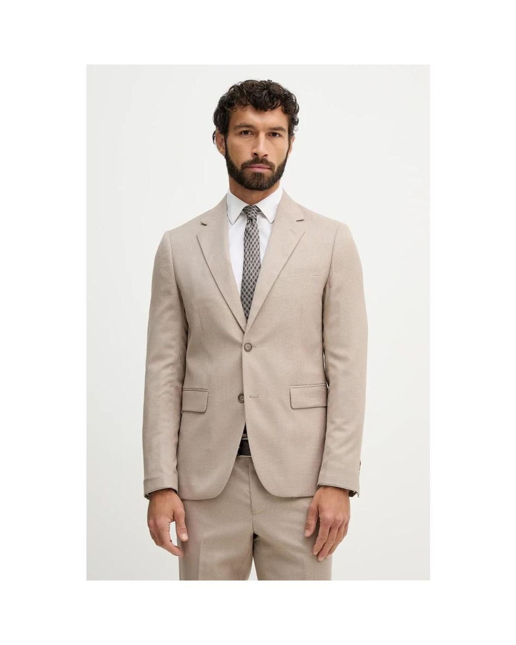 Single-Breasted Coats Lindbergh pour homme en coloris Natural
