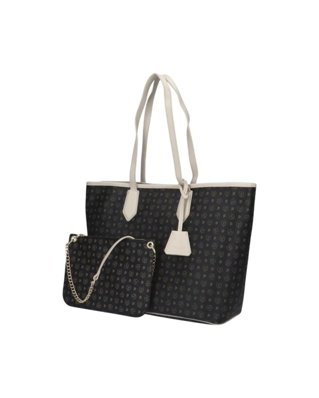 Pollini Black Tote Bags
