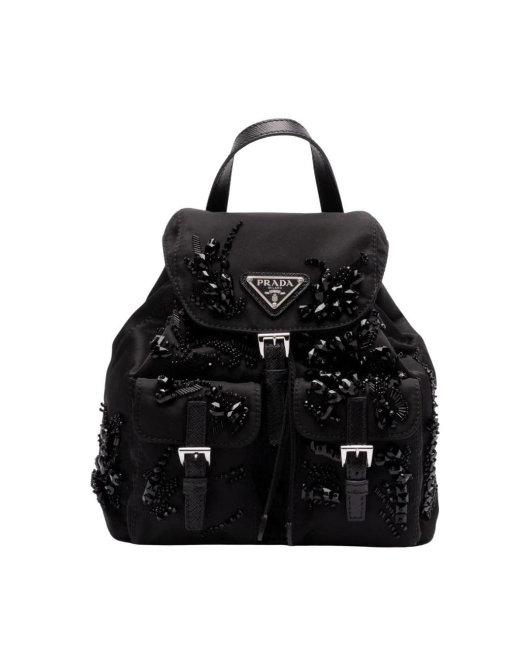 Prada Black Backpacks