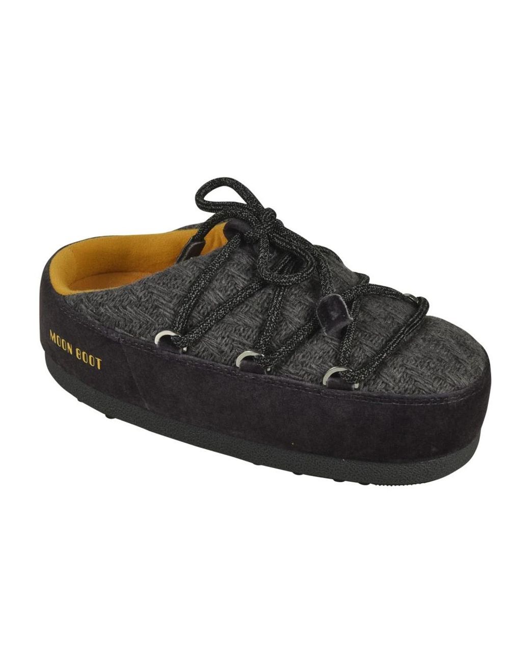 Moon Boot Black Mules