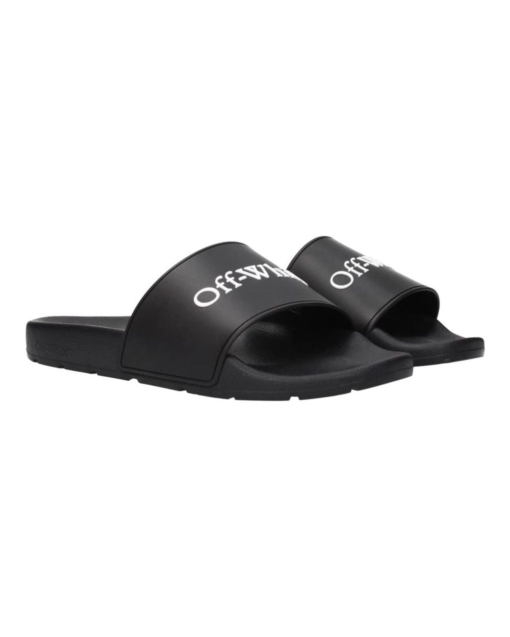 Off-White c/o Virgil Abloh Black Sliders for men