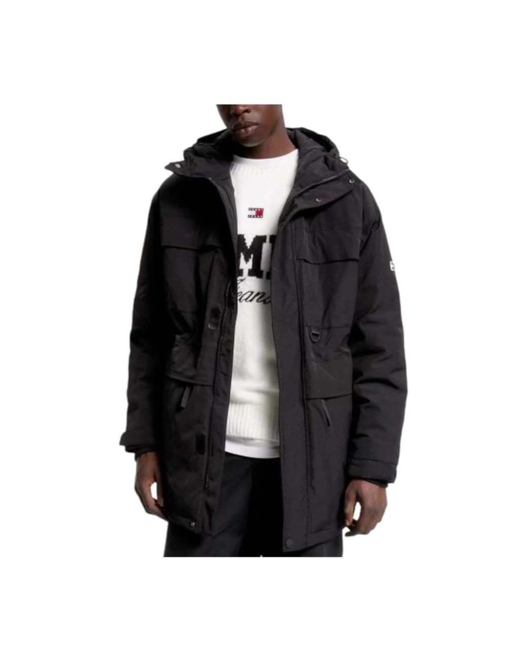 Tommy Hilfiger Black Winter Jackets for men