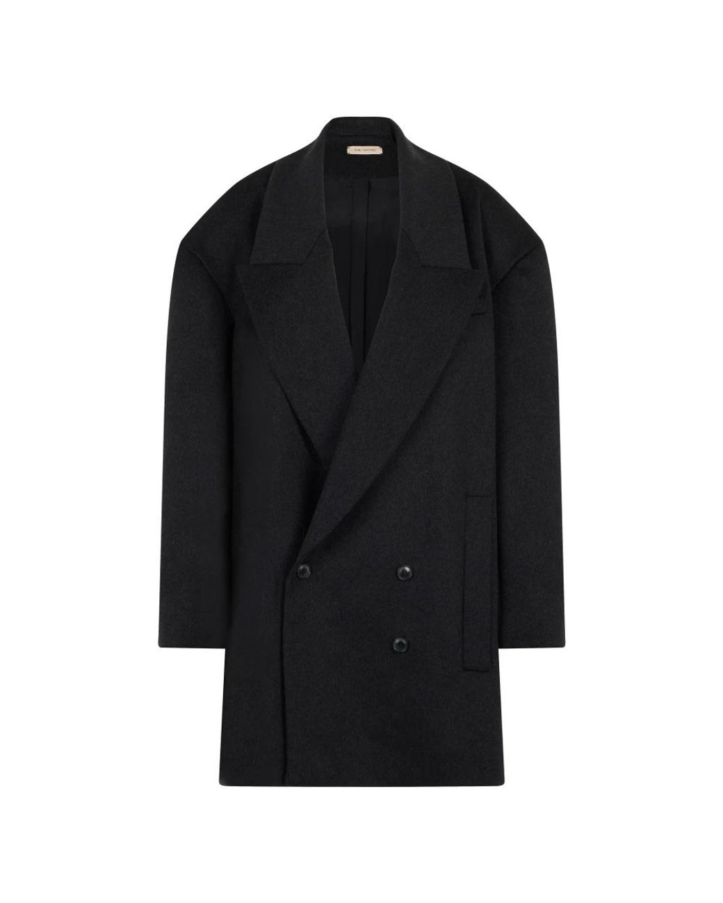 The Mannei Black Double-Breasted Coats