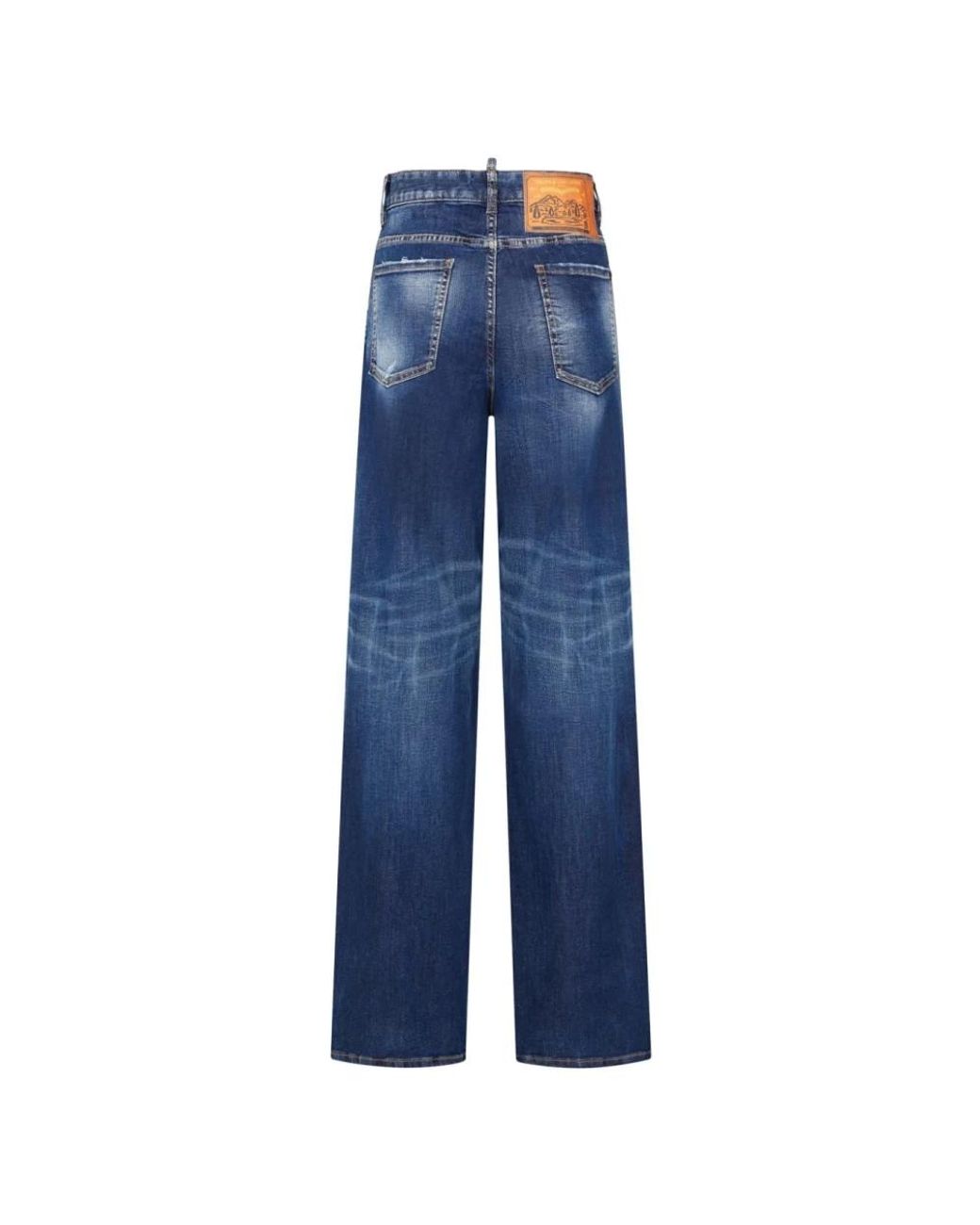 DSquared² Blue Straight Fit Jeans